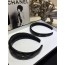 Chanel 샤넬 25B CC 퀼팅 램스킨 와이드 헤어클립 블랙 (와이드, 슬림)