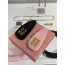 MIU MIU 미우미우 골드 로고 벨벳 헤어밴드 (핑크, 블랙)