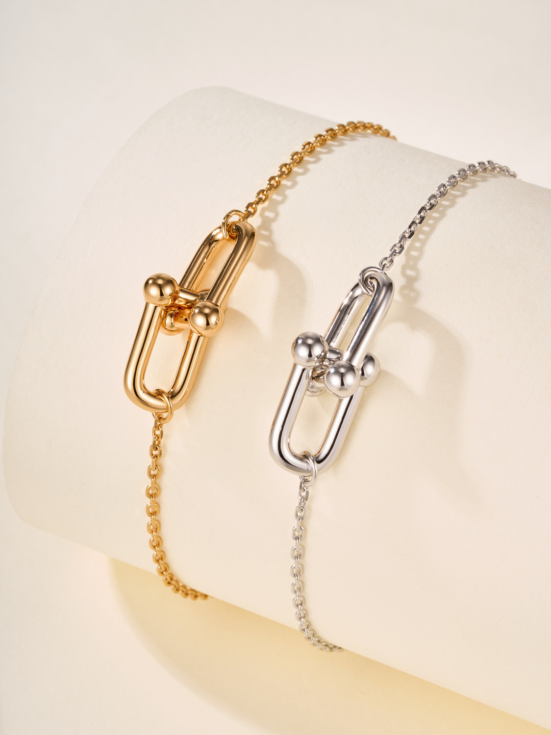 Tiffany & Co. 티파니 HardWear 링크 체인 브레이슬릿 (골드/실버)