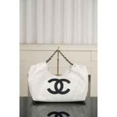(팬더샵) 샤넬 코코 비치 스몰 깜봉 쇼핑백 (2color)