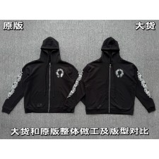 [화가셀러] Chrome Hearts 크롬하츠 와플 안감 집업 후드 925실버