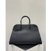 [켄달공장] 더 로우 마고 17 레더 백 43*30*25cm 블랙