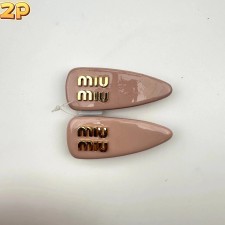 [윌리엄셀러] 미우미우 헤어클립 (3COLOR)